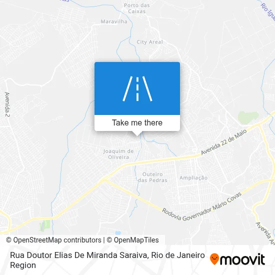 Rua Doutor Elias De Miranda Saraiva map