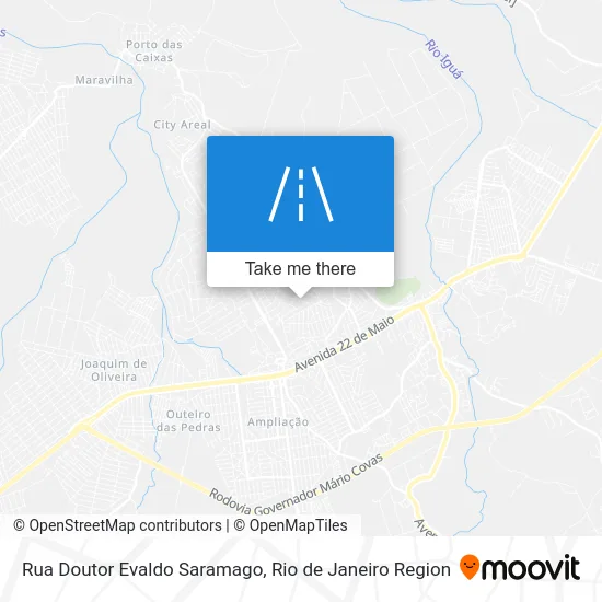 Rua Doutor Evaldo Saramago map