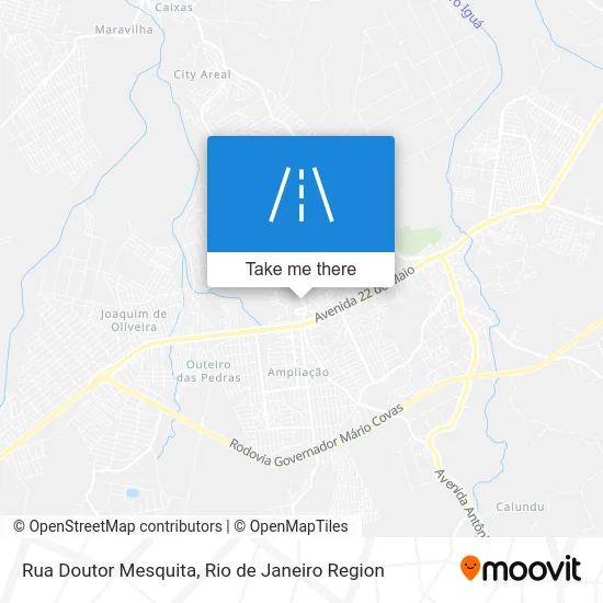 Rua Doutor Mesquita map