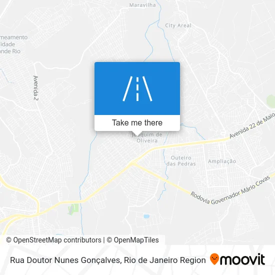 Rua Doutor Nunes Gonçalves map