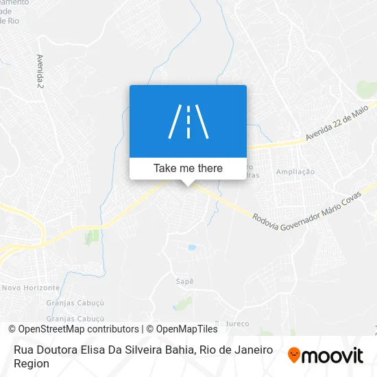 Rua Doutora Elisa Da Silveira Bahia map