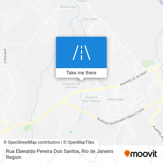 Rua Eberaldo Pereira Dos Santos map