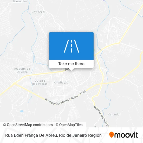 Rua Eden França De Abreu map