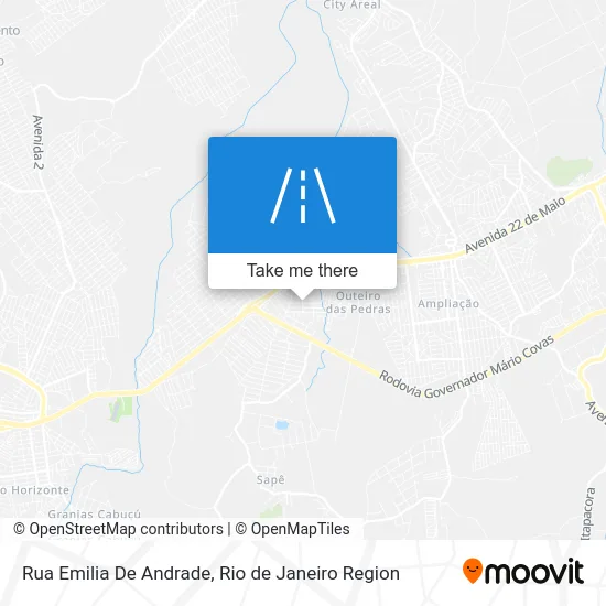 Rua Emilia De Andrade map