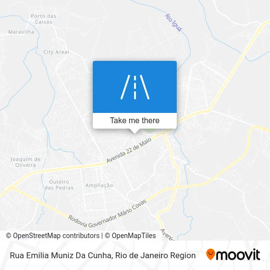 Rua Emilia Muniz Da Cunha map