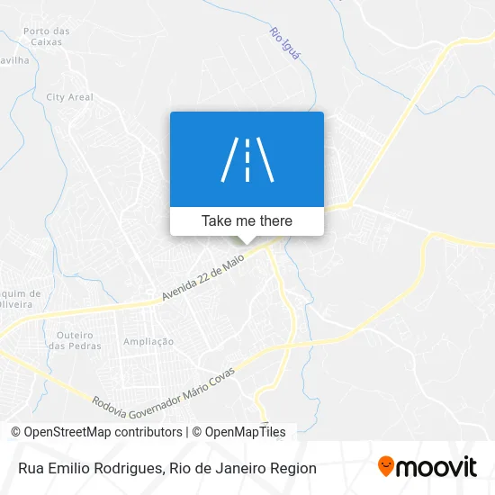Rua Emilio Rodrigues map