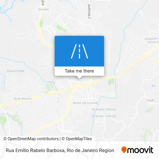 Rua Emílio Rabelo Barbosa map