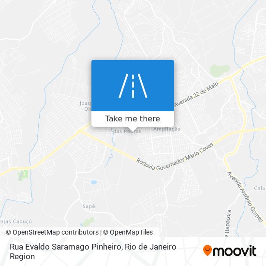 Rua Evaldo Saramago Pinheiro map