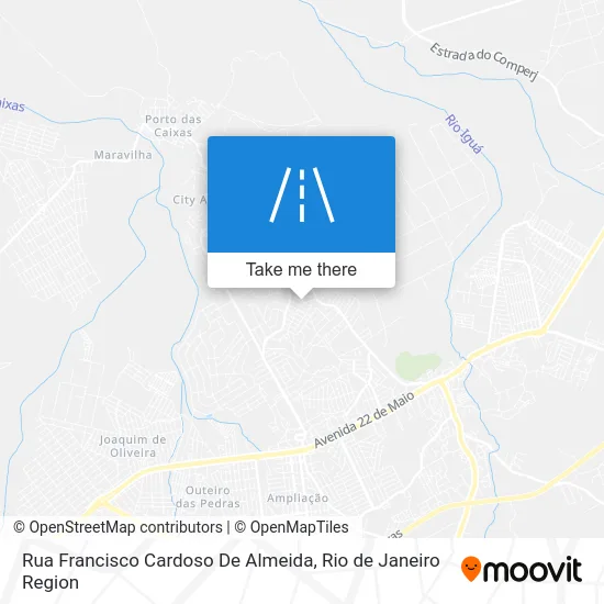 Rua Francisco Cardoso De Almeida map
