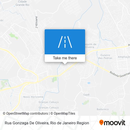 Rua Gonzaga De Oliveira map