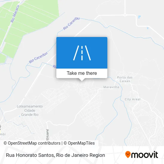 Rua Honorato Santos map