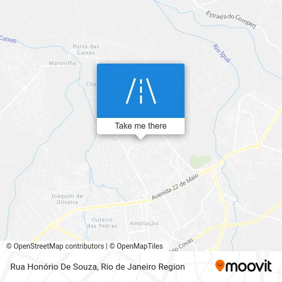 Rua Honório De Souza map