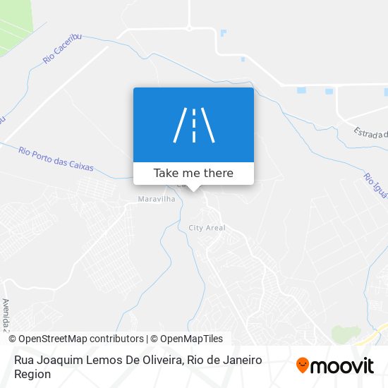 Mapa Rua Joaquim Lemos De Oliveira