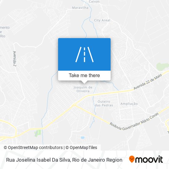 Mapa Rua Joselina Isabel Da Silva