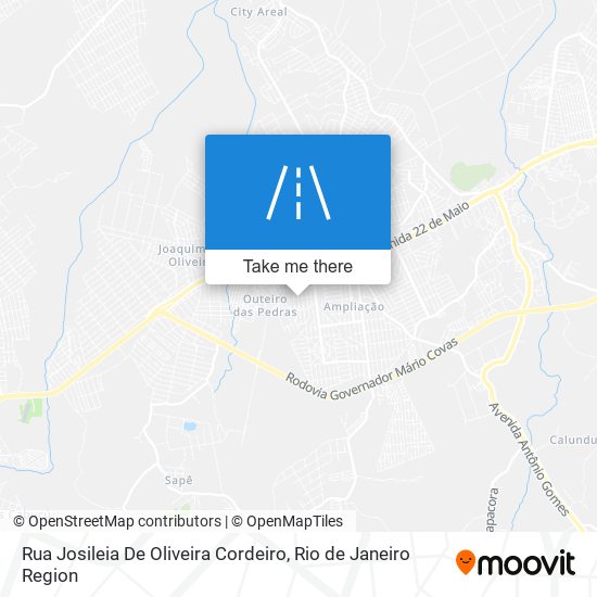 Rua Josileia De Oliveira Cordeiro map