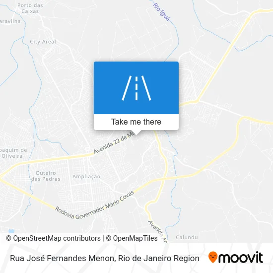 Rua José Fernandes Menon map
