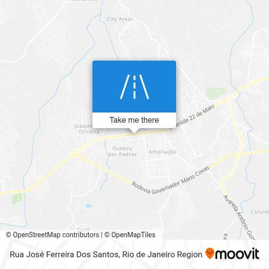 Rua José Ferreira Dos Santos map