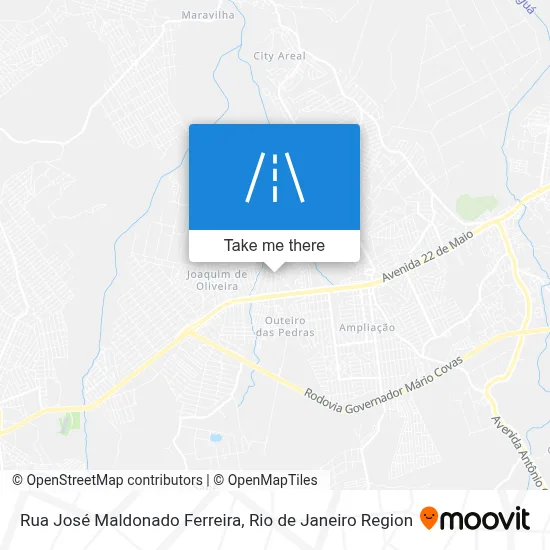 Rua José Maldonado Ferreira map