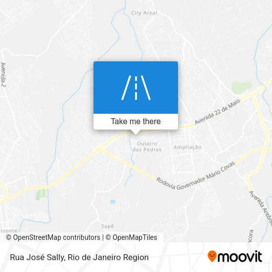 Rua José Sally map