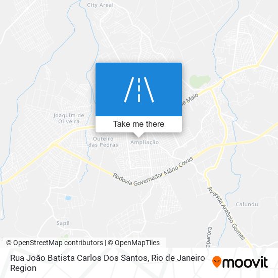 Mapa Rua João Batista Carlos Dos Santos