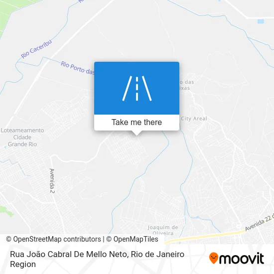 Rua João Cabral De Mello Neto map