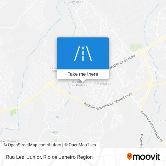 Rua Leal Junior map