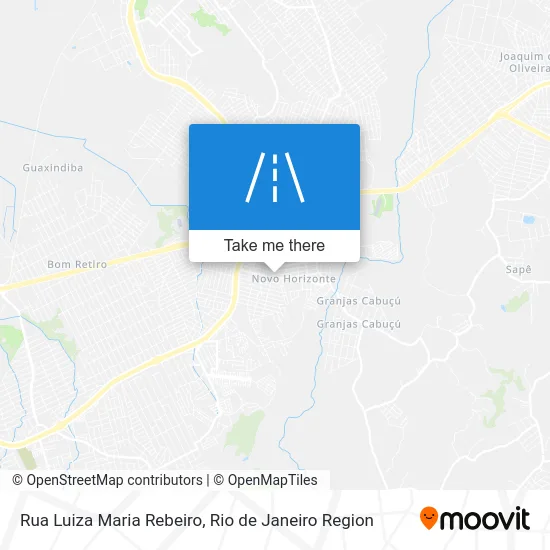 Rua Luiza Maria Rebeiro map
