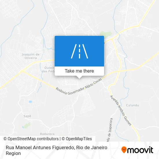 Rua Manoel Antunes Figueredo map
