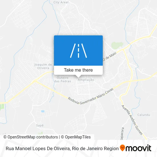 Rua Manoel Lopes De Oliveira map