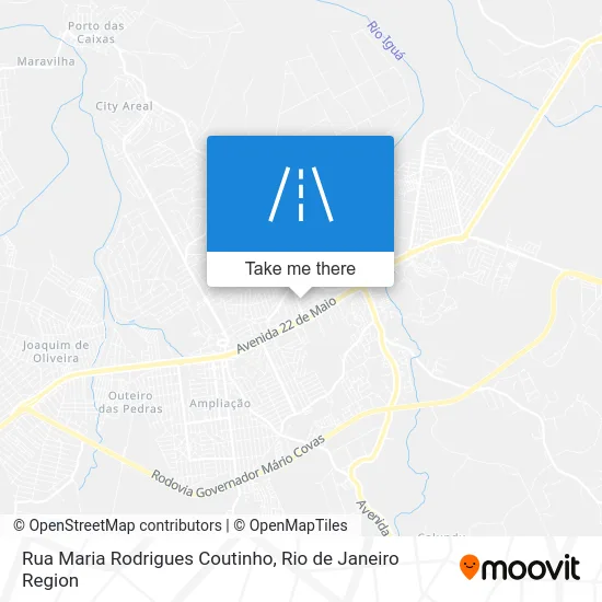 Rua Maria Rodrigues Coutinho map