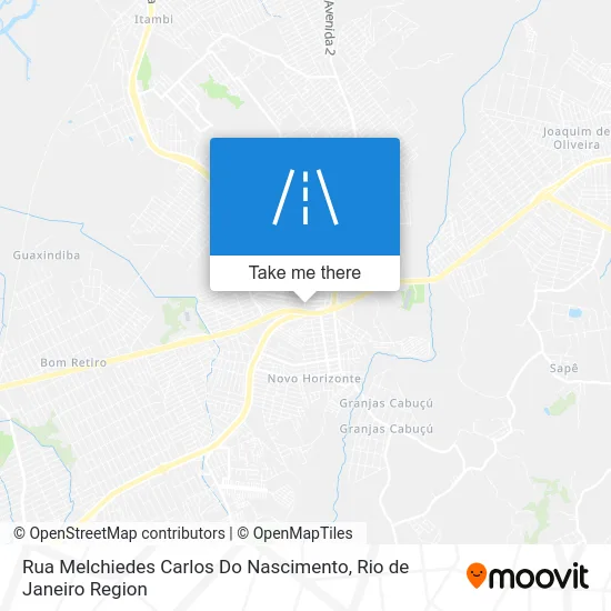 Rua Melchiedes Carlos Do Nascimento map