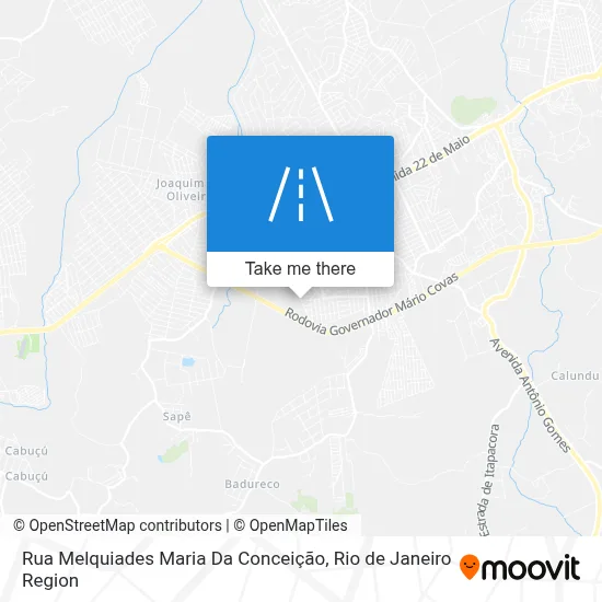 Rua Melquiades Maria Da Conceição map
