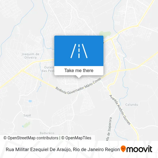 Rua Militar Ezequiel De Araújo map