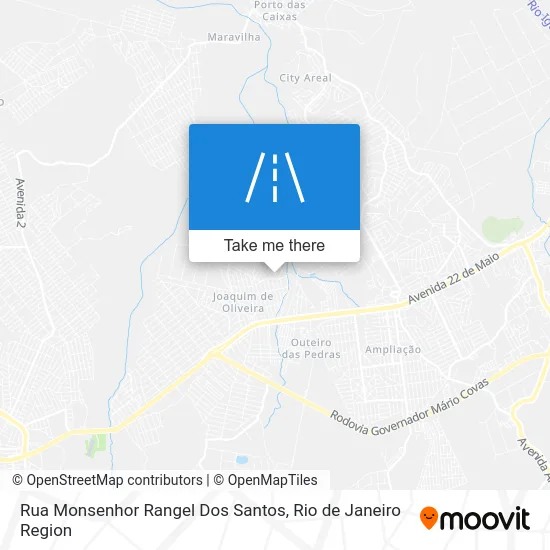 Rua Monsenhor Rangel Dos Santos map