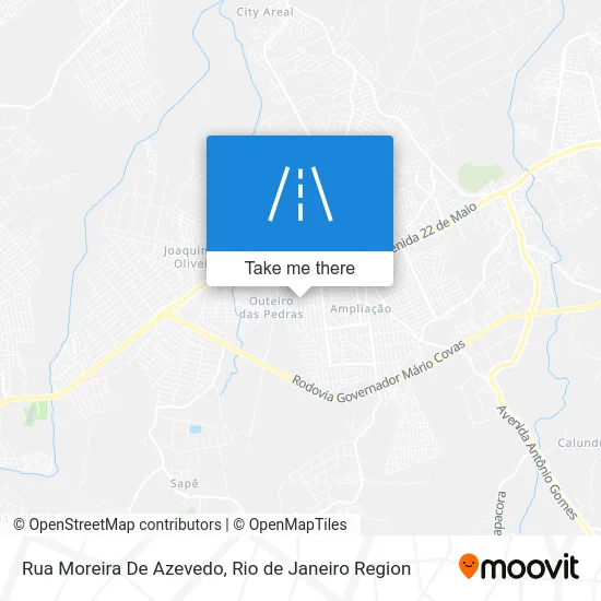 Rua Moreira De Azevedo map
