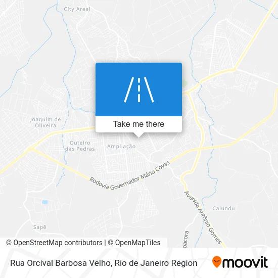 Rua Orcival Barbosa Velho map