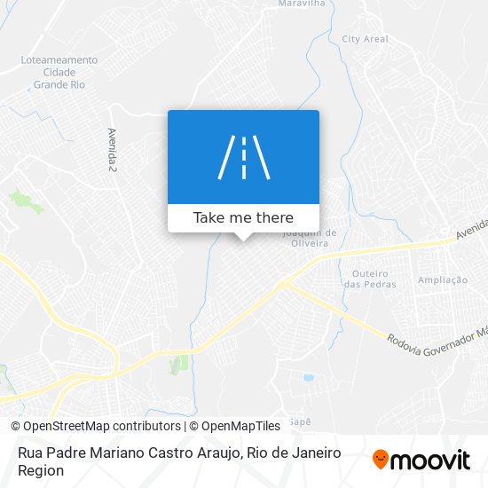 Rua Padre Mariano Castro Araujo map