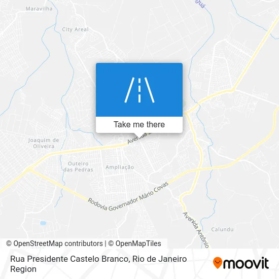 Rua Presidente Castelo Branco map