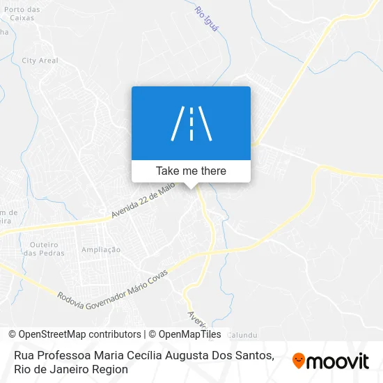 Rua Professoa Maria Cecília Augusta Dos Santos map