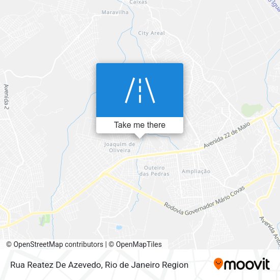 Rua Reatez De Azevedo map