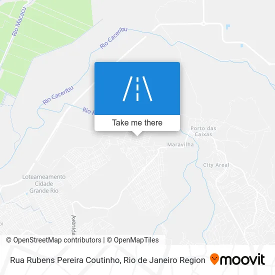 Rua Rubens Pereira Coutinho map