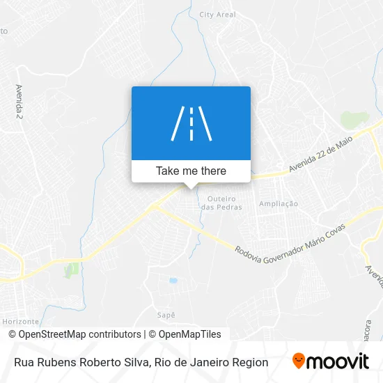 Rua Rubens Roberto Silva map