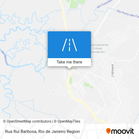 Rua Rui Barbosa map