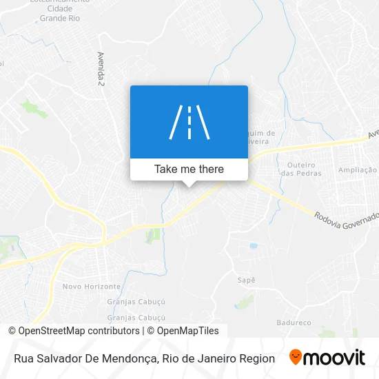 Rua Salvador De Mendonça map