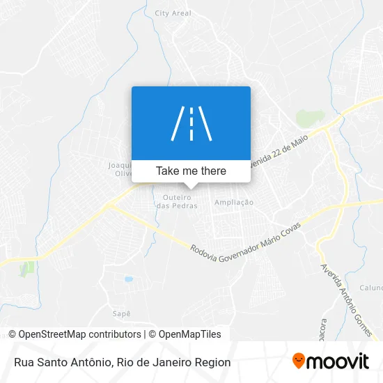 Rua Santo Antônio map