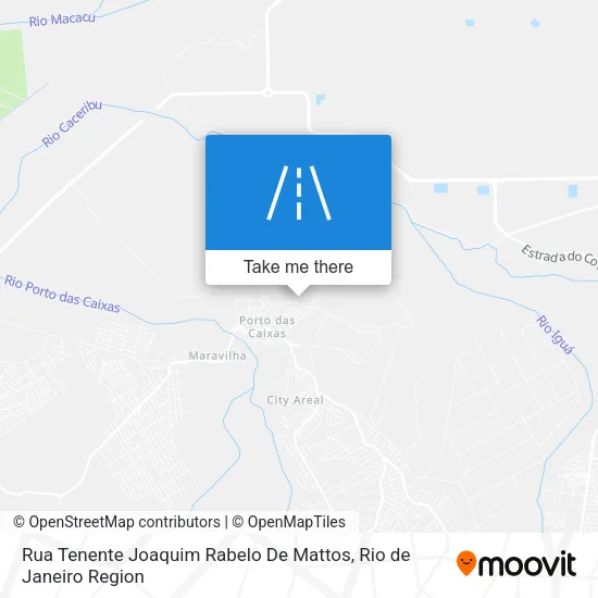 Rua Tenente Joaquim Rabelo De Mattos map