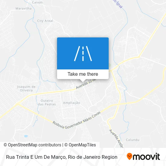 Rua Trinta E Um De Março map