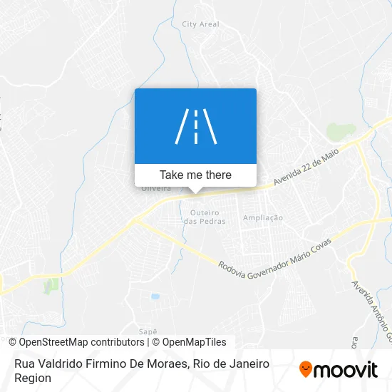 Rua Valdrido Firmino De Moraes map