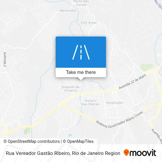 Rua Vereador Gastão Ribeiro map