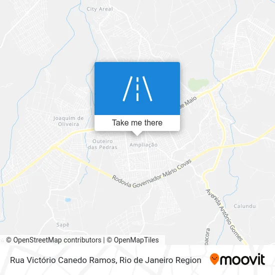 Rua Victório Canedo Ramos map